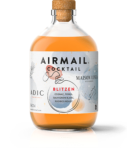 personalized airmail cocktail blitzen